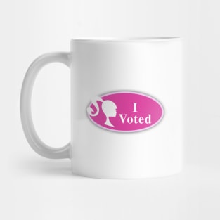 I Voted - Barbie Edition Mug